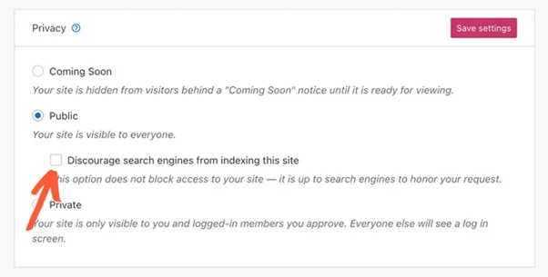 How to Optimize a WordPress Site for SEO 3 Discourage Search Engines from Indexing WordPress Website